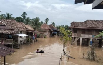 Banjir Kabupaten OKU Meluas: 15 Desa Terendam, 5.011 Jiwa Terkepung Air