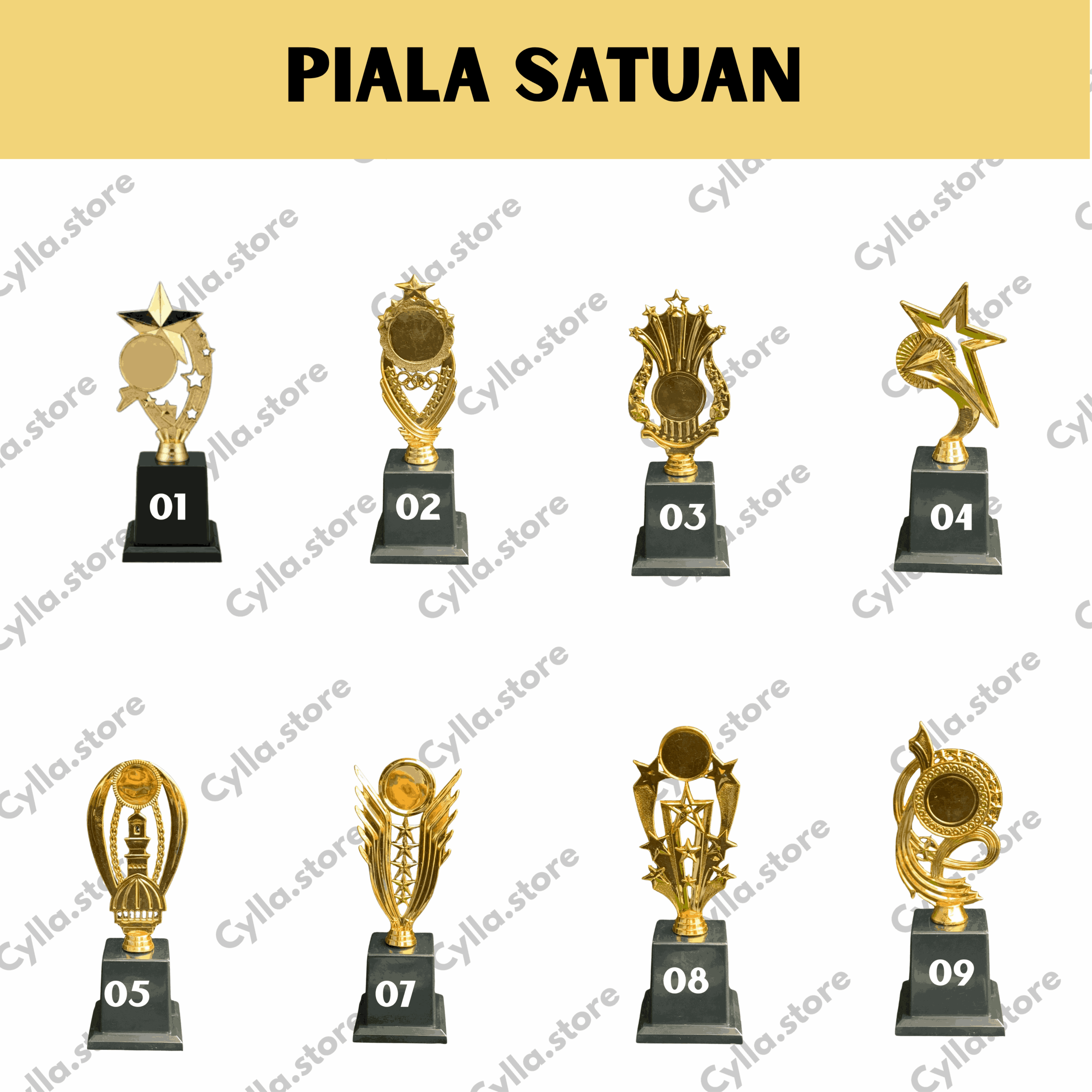 Grosir Piala Murah Terdekat Jakarta Bandung Medan Surabaya